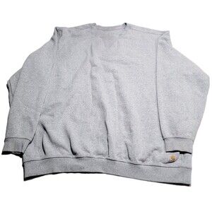Carhartt Mens K124 Midweight CREWNECK Sweatshirt 3XL-TALL BIG WORKWEAR Loose